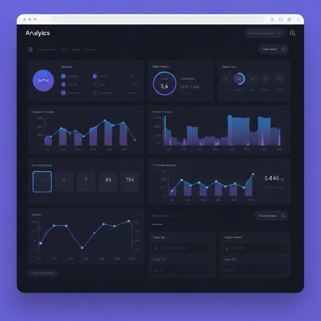 Screenshot of Analytics Dashboard